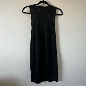 Noisy may Black Cotton Midi Dress